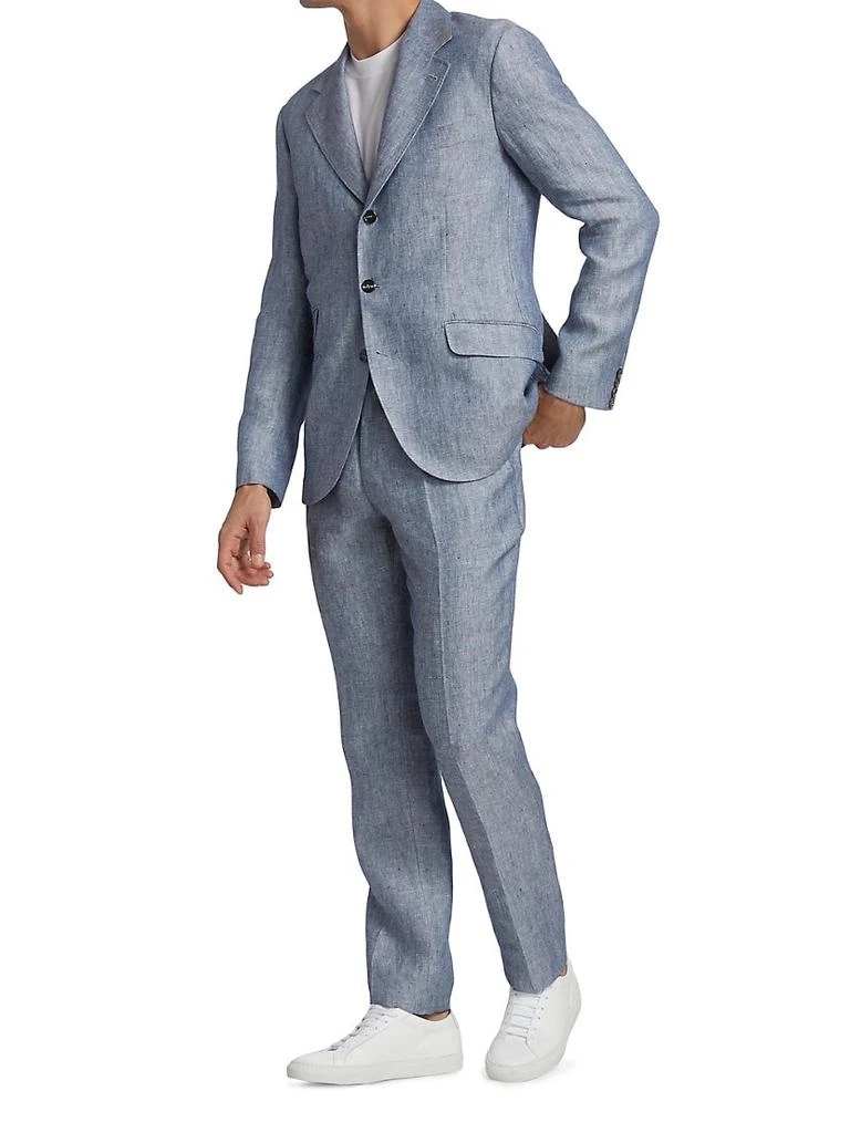 商品Brunello Cucinelli|Classic-Fit Ticket Pocket Suit,价格¥27274,第4张图片详细描述