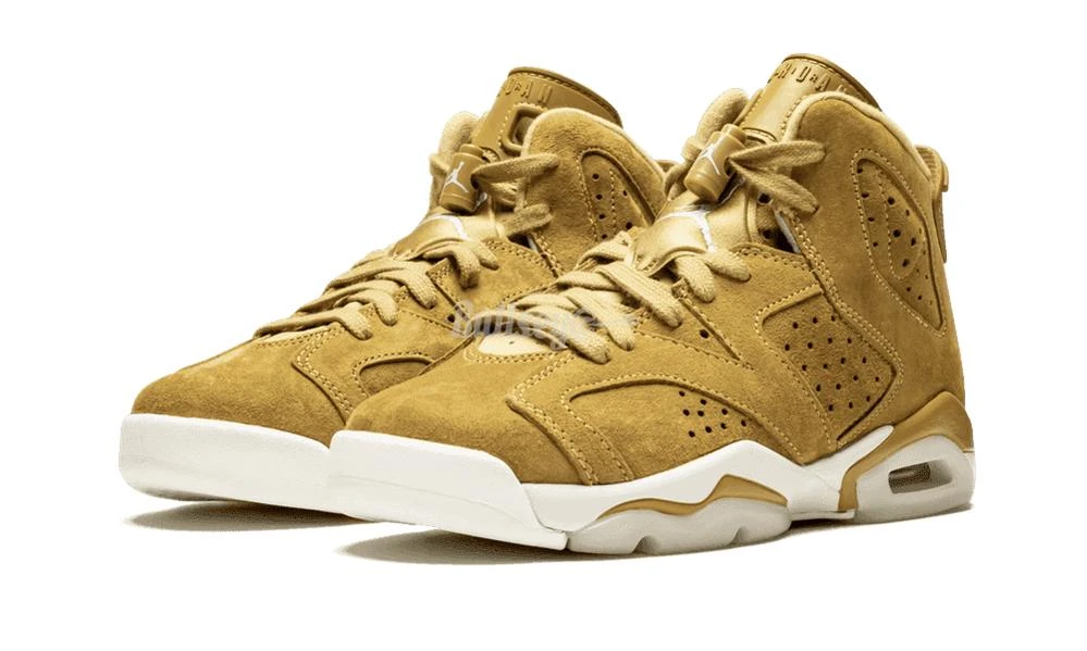 商品Jordan|Air Jordan 6 Retro "Wheat" Pre-School,价格¥982,第2张图片详细描述