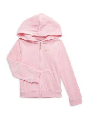 商品Juicy Couture|Girl's Velour 2-Piece Hoodie & Joggers Set,价格¥248,第4张图片详细描述