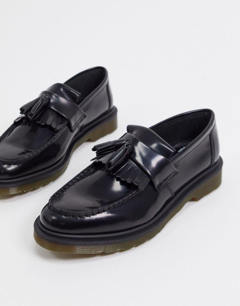 Dr Martens adrian tassel loafers in black商品第1张图片规格展示