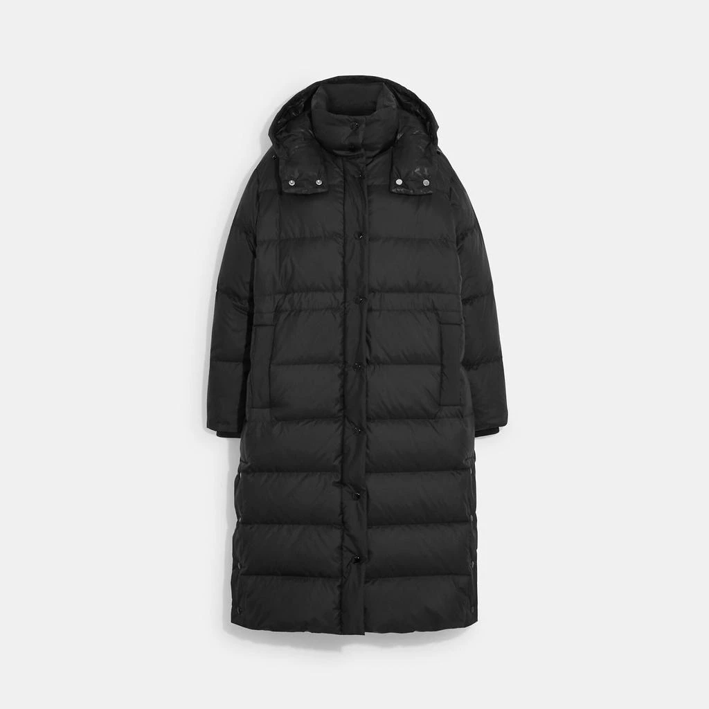 商品Coach|Coach Outlet Long Down Puffer,价格¥2575,第1张图片