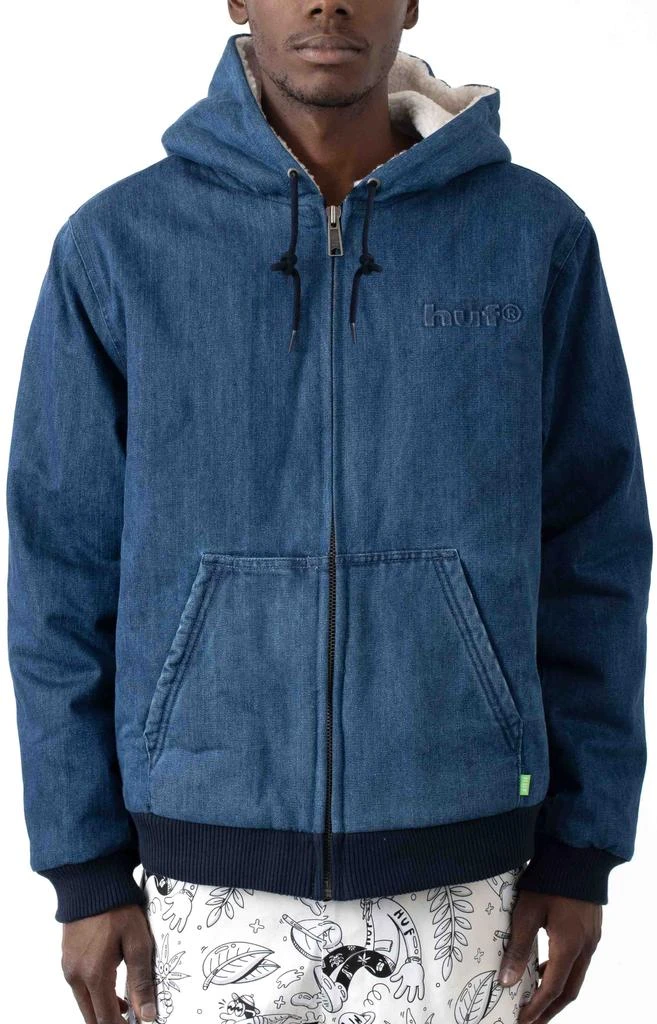 商品HUF|Colton Hooded Zip Jacket - Indigo,价格¥273,第1张图片