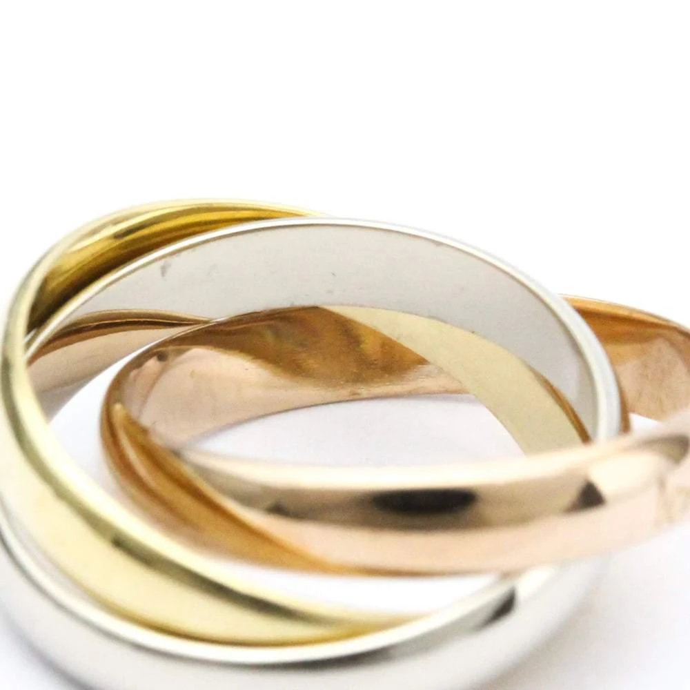 Cartier Les Must de Cartier 18K Yellow Rose and White Gold Ring EU 50 商品