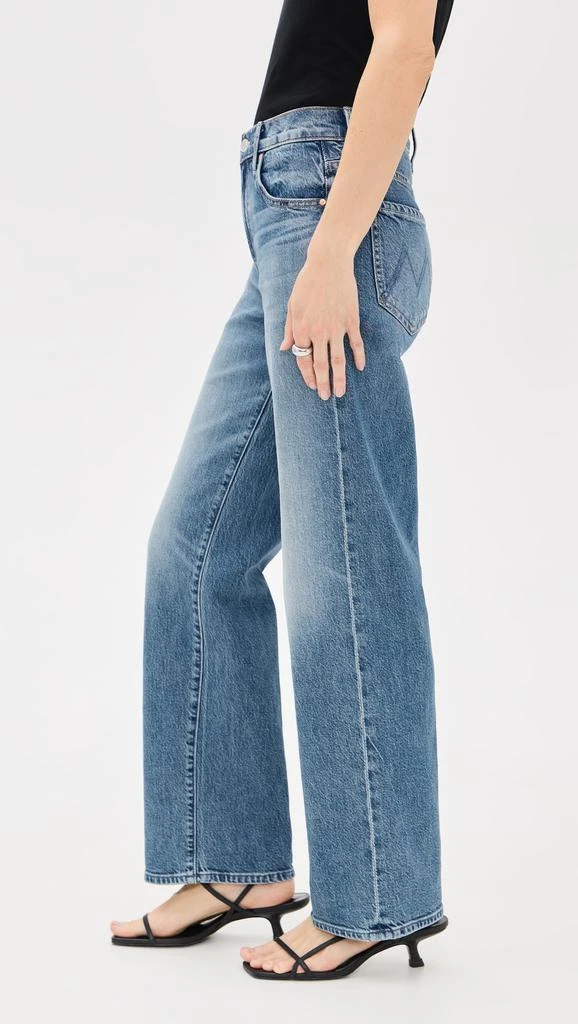 商品MOTHER|Petite Lil Mid Rise Tunnel Vision Sneak Jeans,价格¥2019,第3张图片详细描述