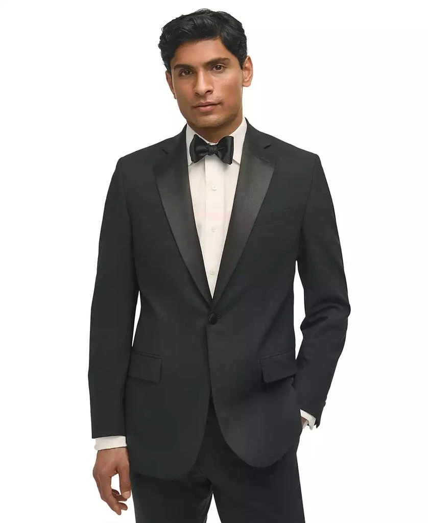 商品Brooks Brothers|Men's Classic-Fit Wool Blend Tuxedo Suit Separates Jacket,价格¥2564,第1张图片
