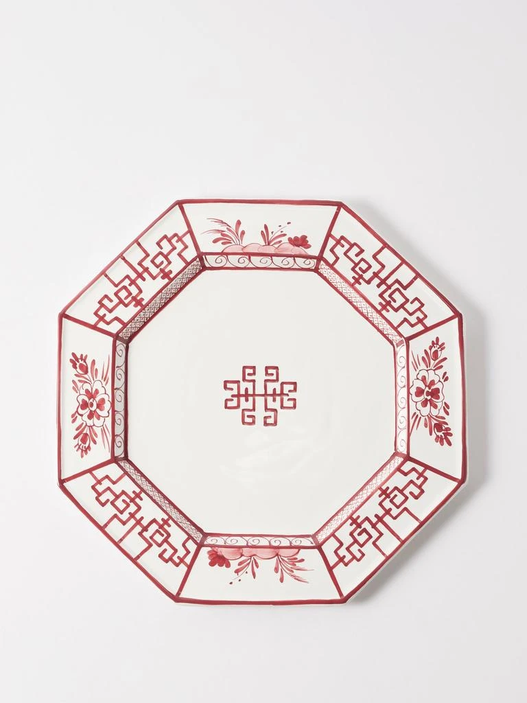 商品Gergei Erdei|Giardino hand-painted ceramic dinner plate,价格¥520,第1张图片