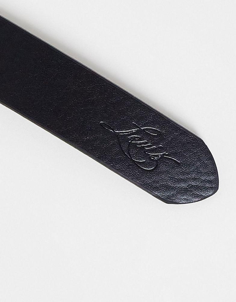 Levi's leather belt in black商品第3张图片规格展示