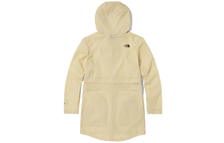 商品[国内直发] The North Face|北面 户外运动皮肤衣可收腰连帽 防风防紫外线防水防晒服 女款 米白色,价格¥523,第3张图片详细描述