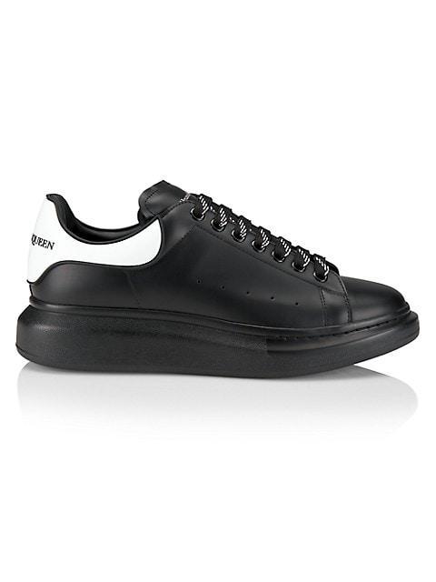 商品Alexander McQueen|Men's Oversized Leather Platform Sneakers,价格¥2520,第3张图片详细描述
