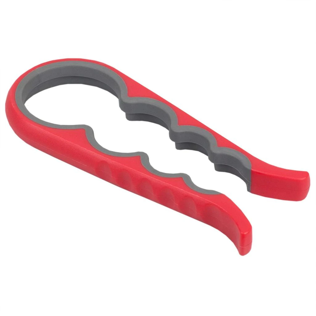 商品Home Basics|Home Basics Plastic Multi-Function Jar Opener, Red,价格¥103,第4张图片详细描述