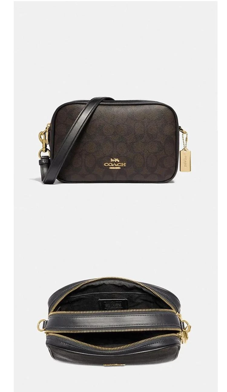 商品Coach|美国直邮COACH褐色logo JES相机包 F68168,价格¥2593,第2张图片详细描述