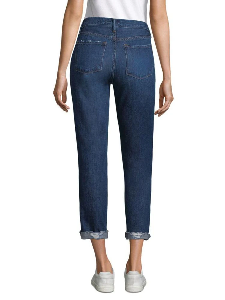 商品J Brand|Johnny Mid-Rise Cuffed Boyfriend Jeans,价格¥635,第2张图片详细描述