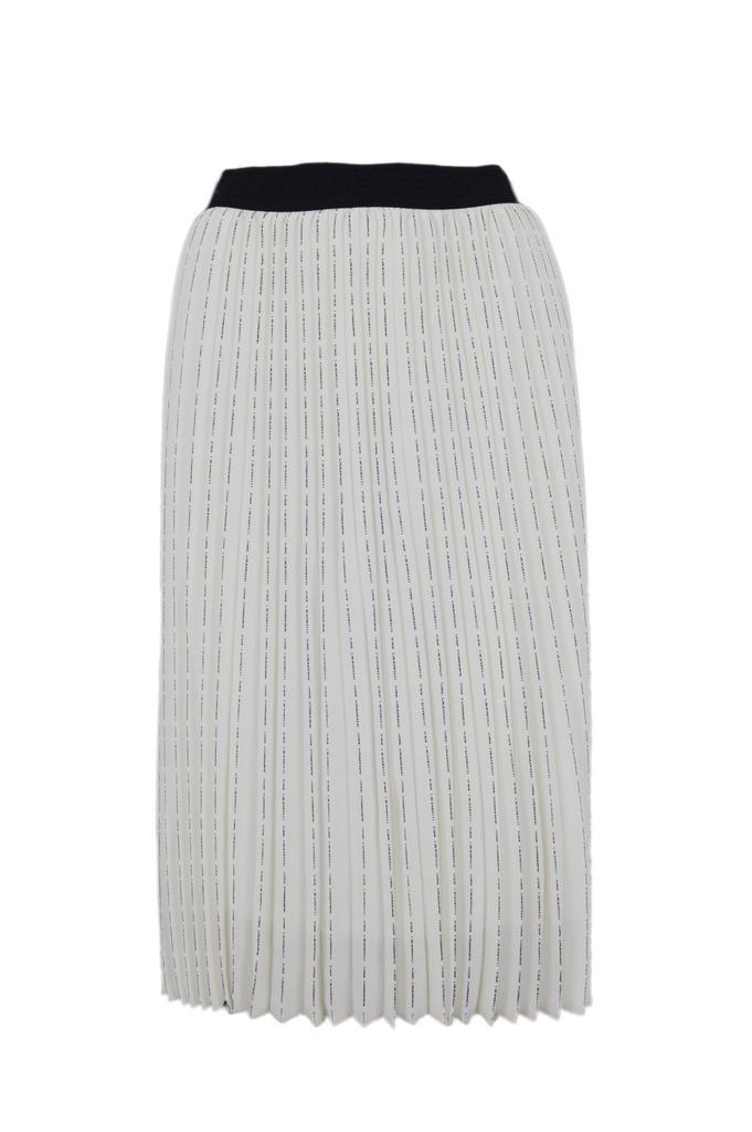 商品Karl Lagerfeld Paris|Karl Lagerfeld Pleated Skirt With Logo,价格¥1894,第1张图片