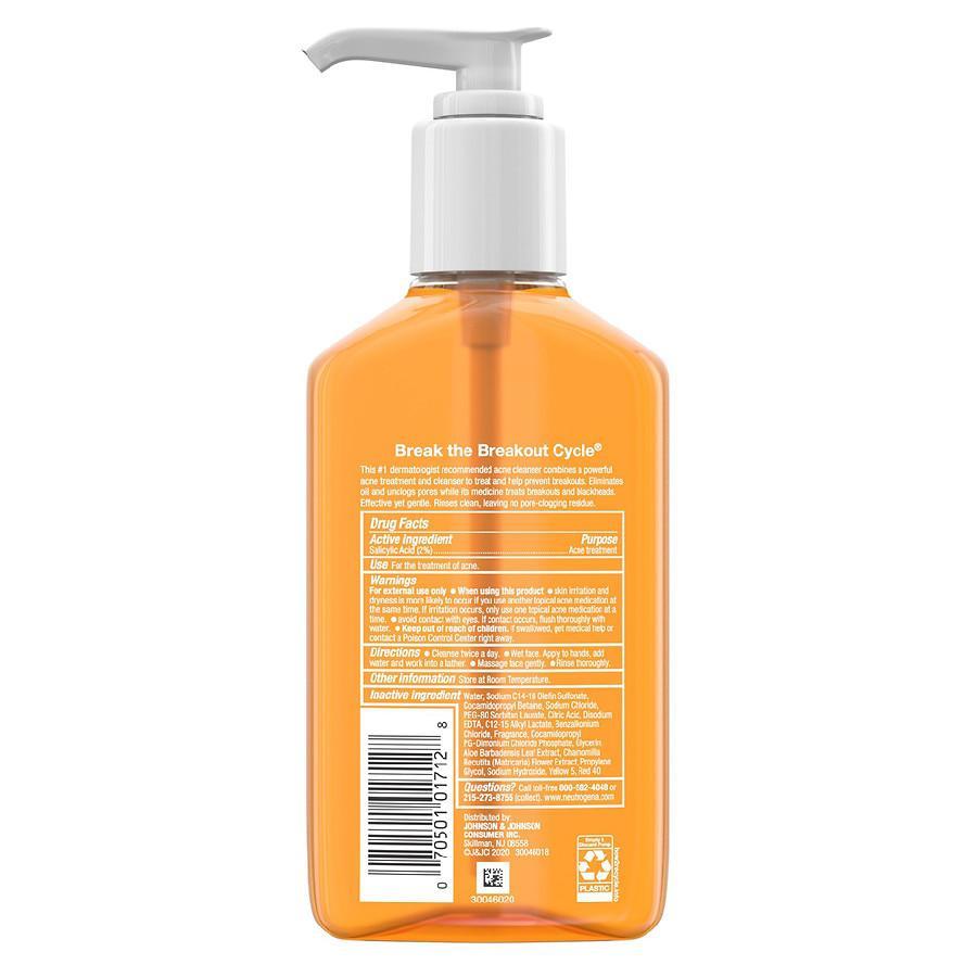 商品Neutrogena|Oil-Free Acne Fighting Face Wash,价格¥83,第5张图片详细描述