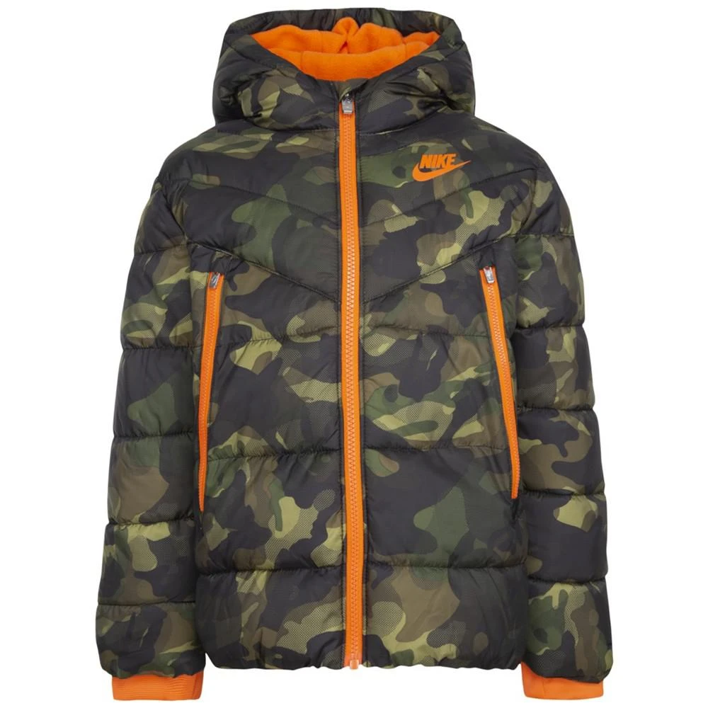 商品NIKE|Little Boys Windrunner Color Block Puffer Jacket,价格¥539,第1张图片