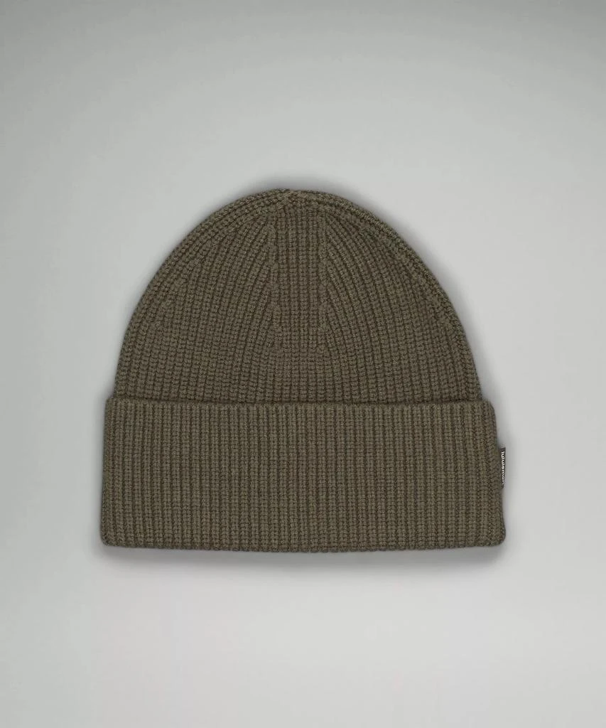 Ribbed Merino Wool-Blend Knit Beanie 商品