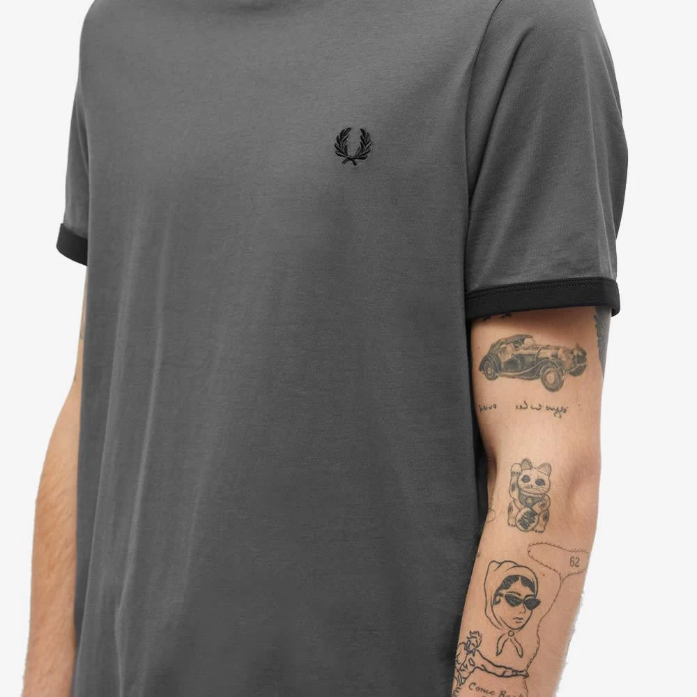 商品Fred Perry|Fred Perry Ringer T-Shirt,价格¥278,第5张图片详细描述