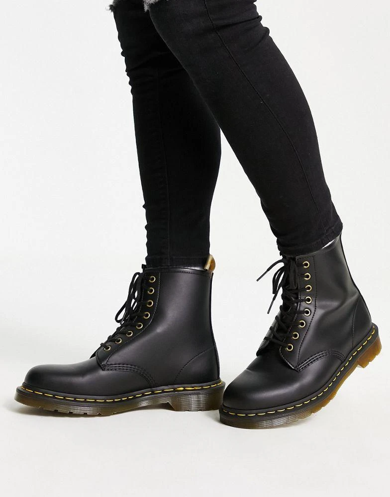 商品Dr. Martens|Dr Martens vegan 1460 8-eye boots in black,价格¥1468,第1张图片