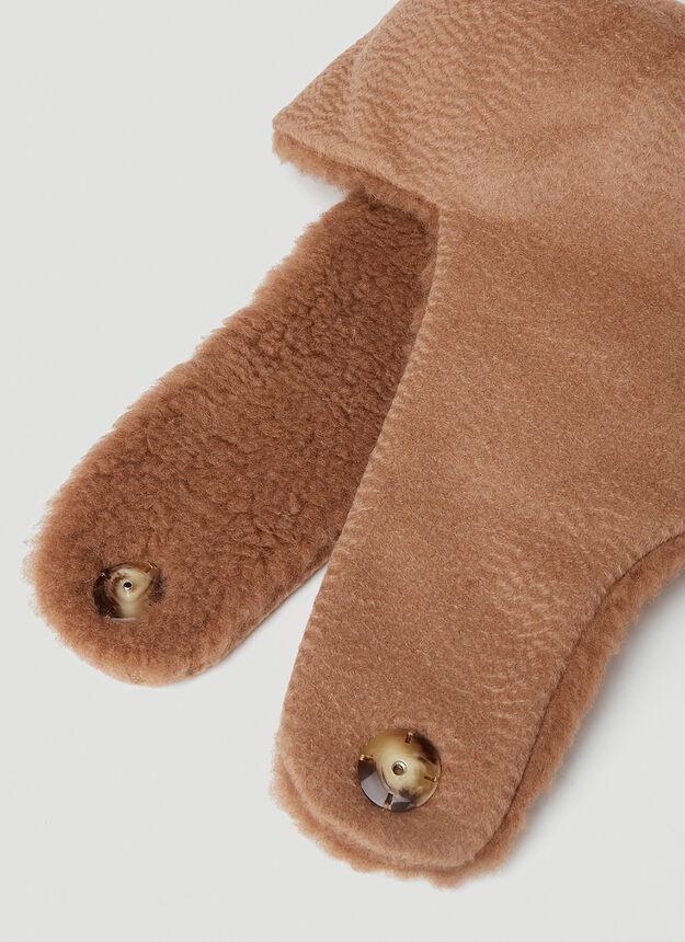 商品Max Mara|Teddy Bonnet in Camel,价格¥1544,第6张图片详细描述