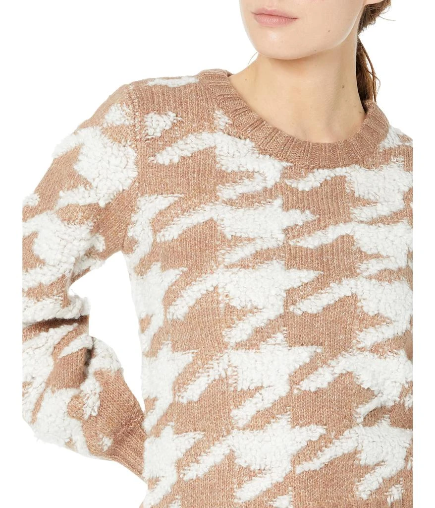 商品Line & Dot|Houndstooth Plush Sweater,价格¥348,第3张图片详细描述