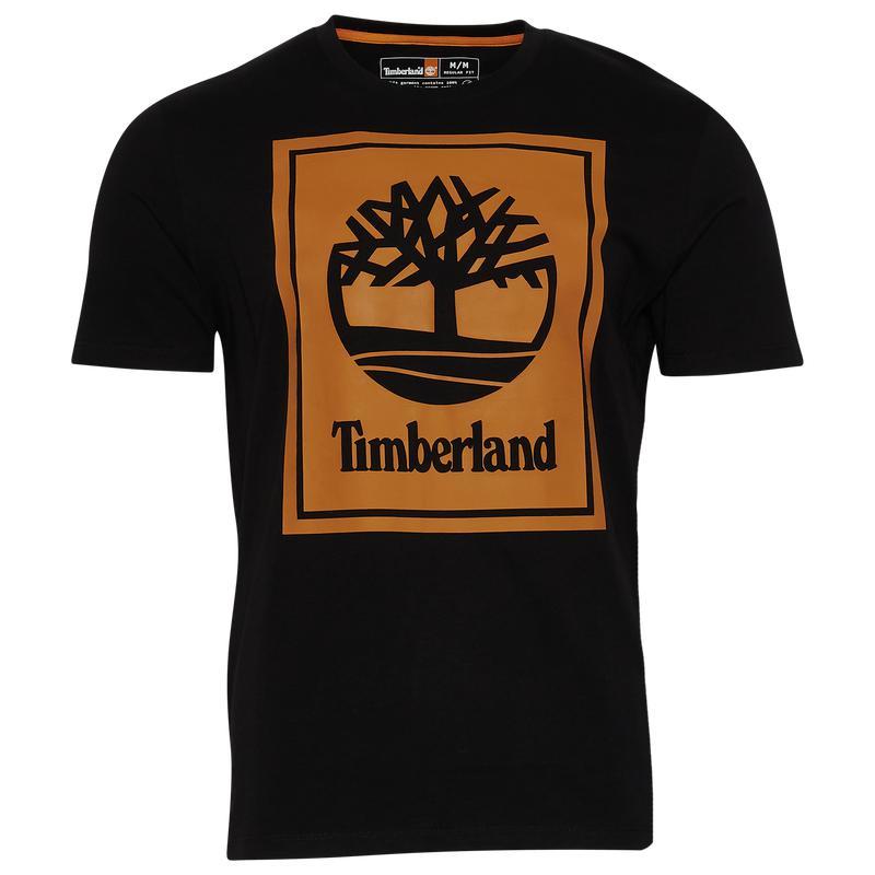 商品Timberland|Timberland Youth Culture Stacked Logo T-Shirt - Men's,价格¥165-¥210,第1张图片