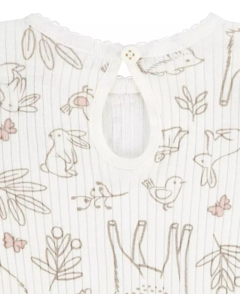 Baby Girls Sherpa Jacket, Bodysuit and Pants 3-Piece Set 商品