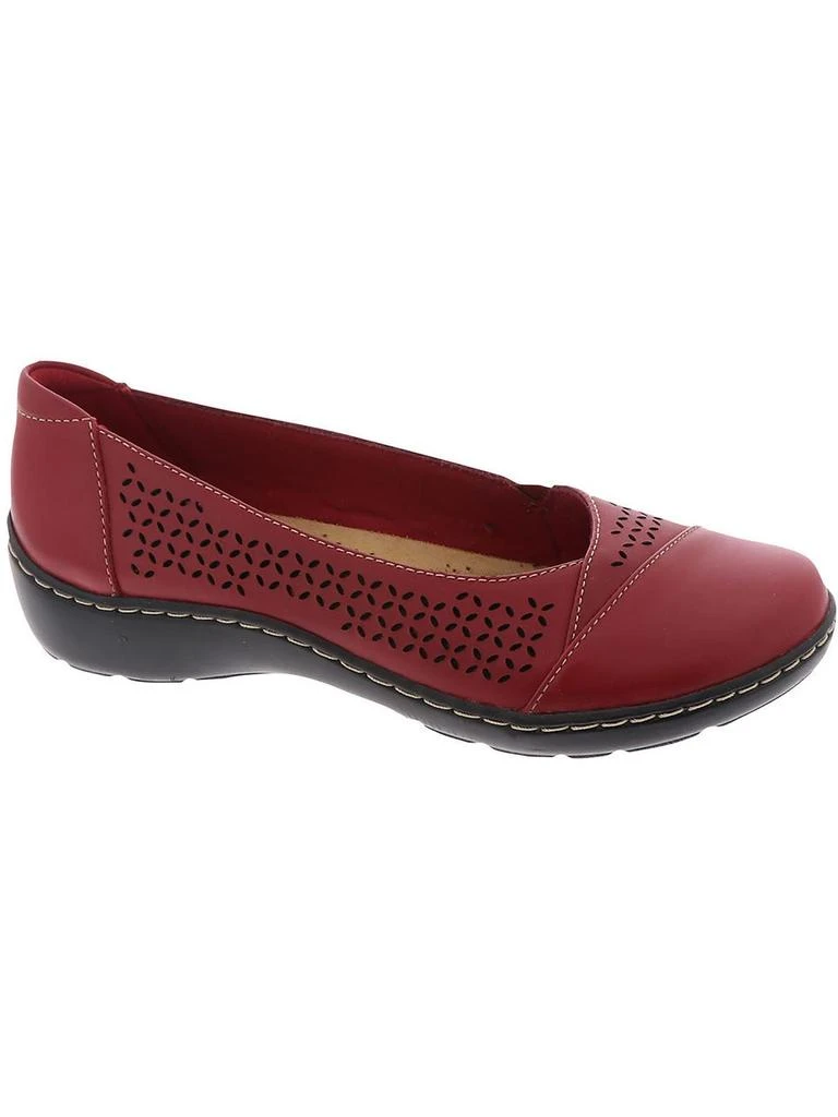 商品Clarks|Cora Iris Womens Leather Slip On Loafers,价格¥662,第1张图片