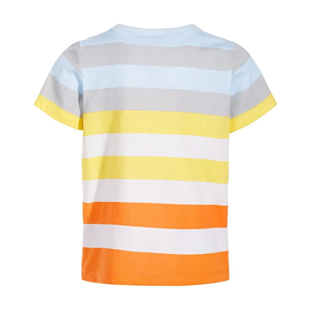 商品First Impressions|Baby Boys Colorblocked Stripe-Print T-Shirt, Created for Macy's,价格¥15,第2张图片详细描述