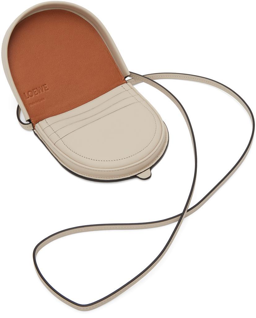 商品Loewe|Beige Small Heel Pouch Bag,价格¥4481,第5张图片详细描述