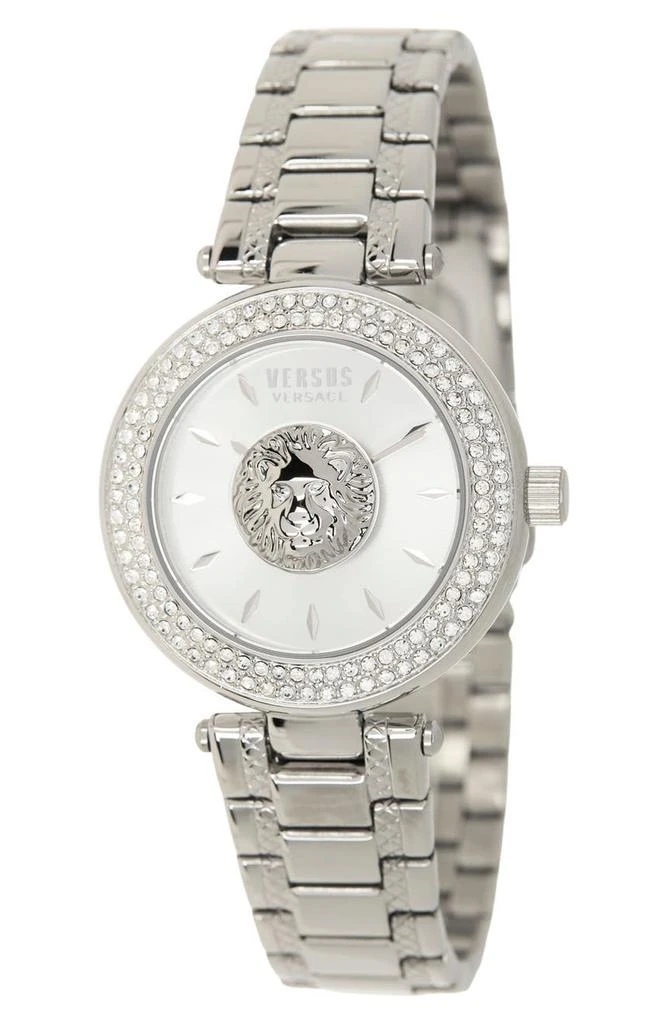 商品Versus Versace|Women's Crystal Bezel 2-Hand Quartz Bracelet Watch, 36mm,价格¥1366,第1张图片