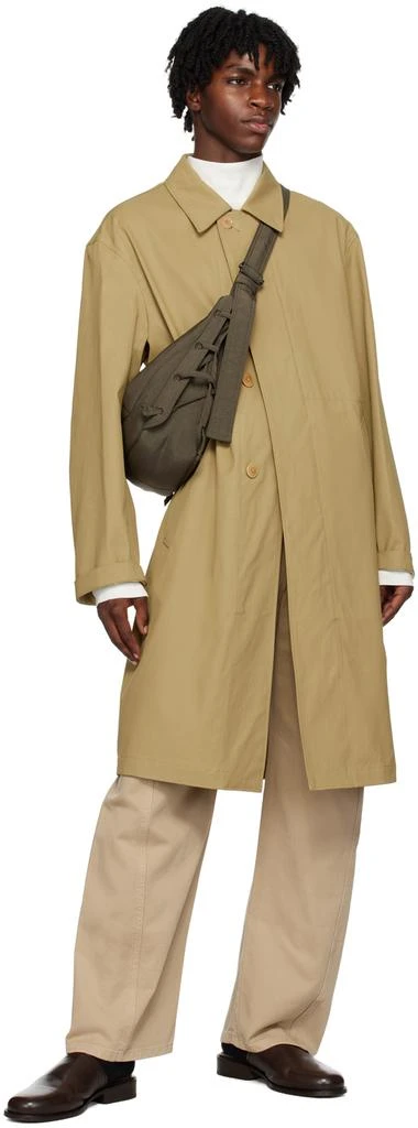 商品Lemaire|SSENSE Exclusive Tan Coat,价格¥4193,第5张图片详细描述