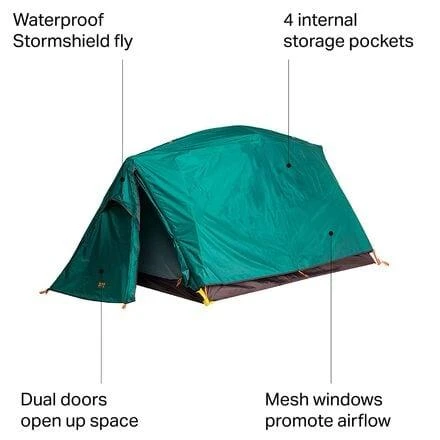 Timberline SQ 2XT Tent: 2-Person 3-Season 商品