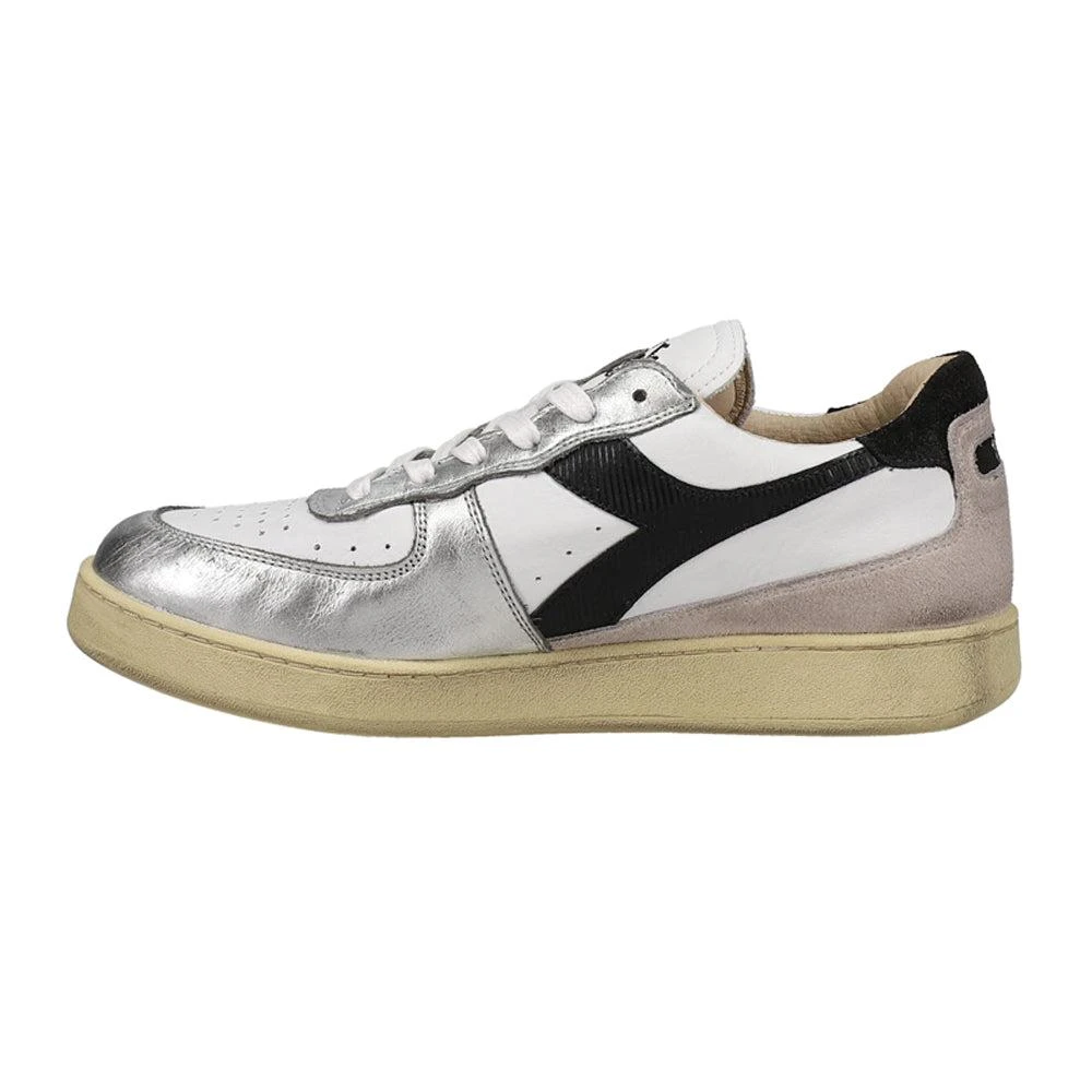 商品Diadora|Mi Basket Low Metal Used Lace Up Sneakers,价格¥422,第3张图片详细描述