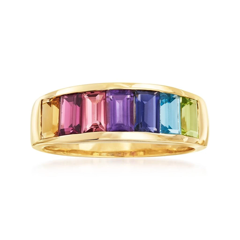 商品Ross-Simons|Multi-Stone Ring in 14kt Yellow Gold,价格¥4812,第1张图片