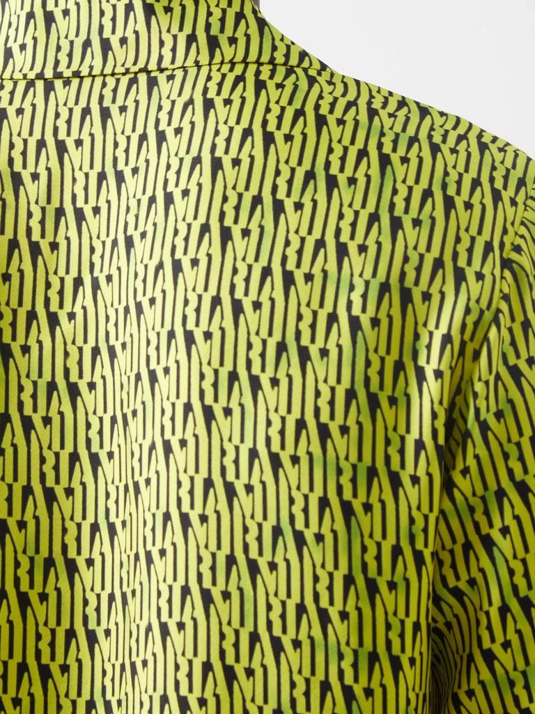 商品AMIRI|Short-sleeved logo-print silk-twill shirt,价格¥3519,第3张图片详细描述