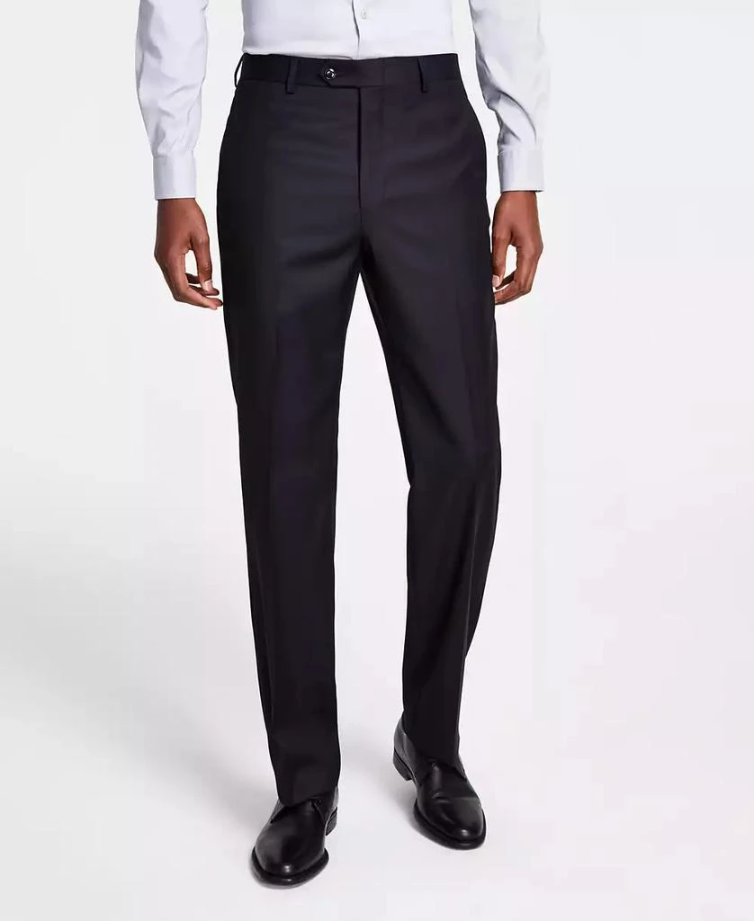 商品Michael Kors|Men's Classic-Fit Wool-Blend Stretch Solid Suit Pants,价格¥759,第2张图片详细描述