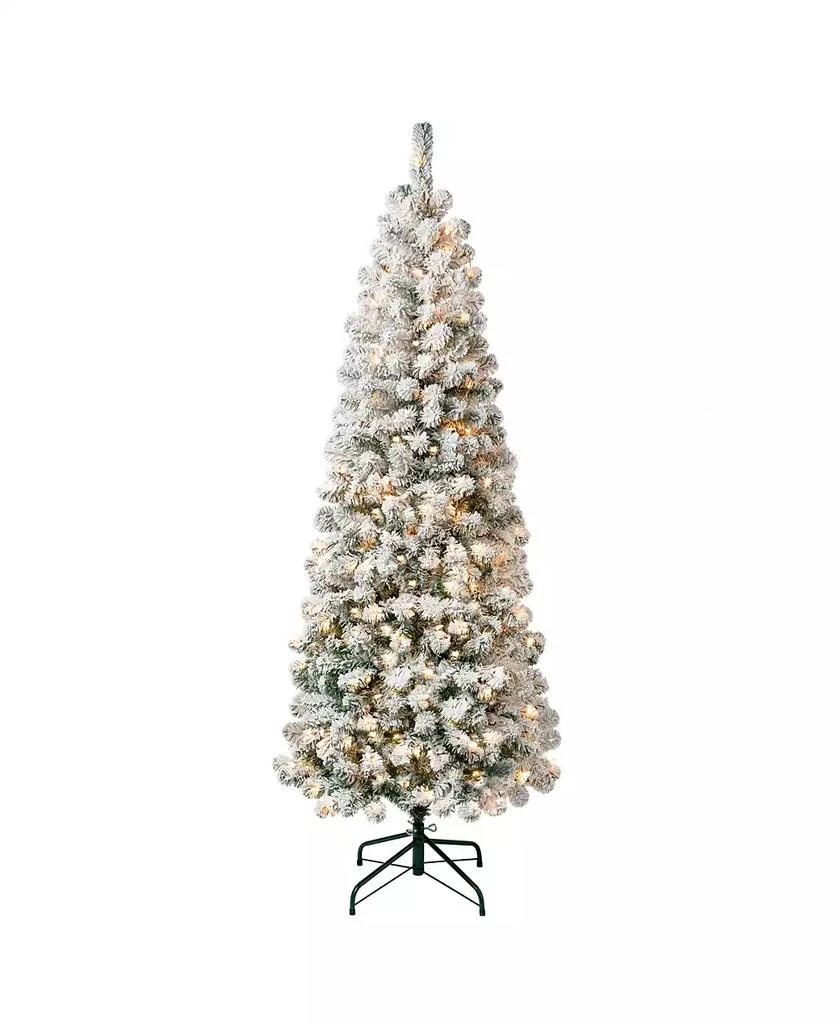 商品National Tree Company|First Traditions 6' Acacia Medium Flocked Tree with Clear Lights,价格¥1645,第1张图片