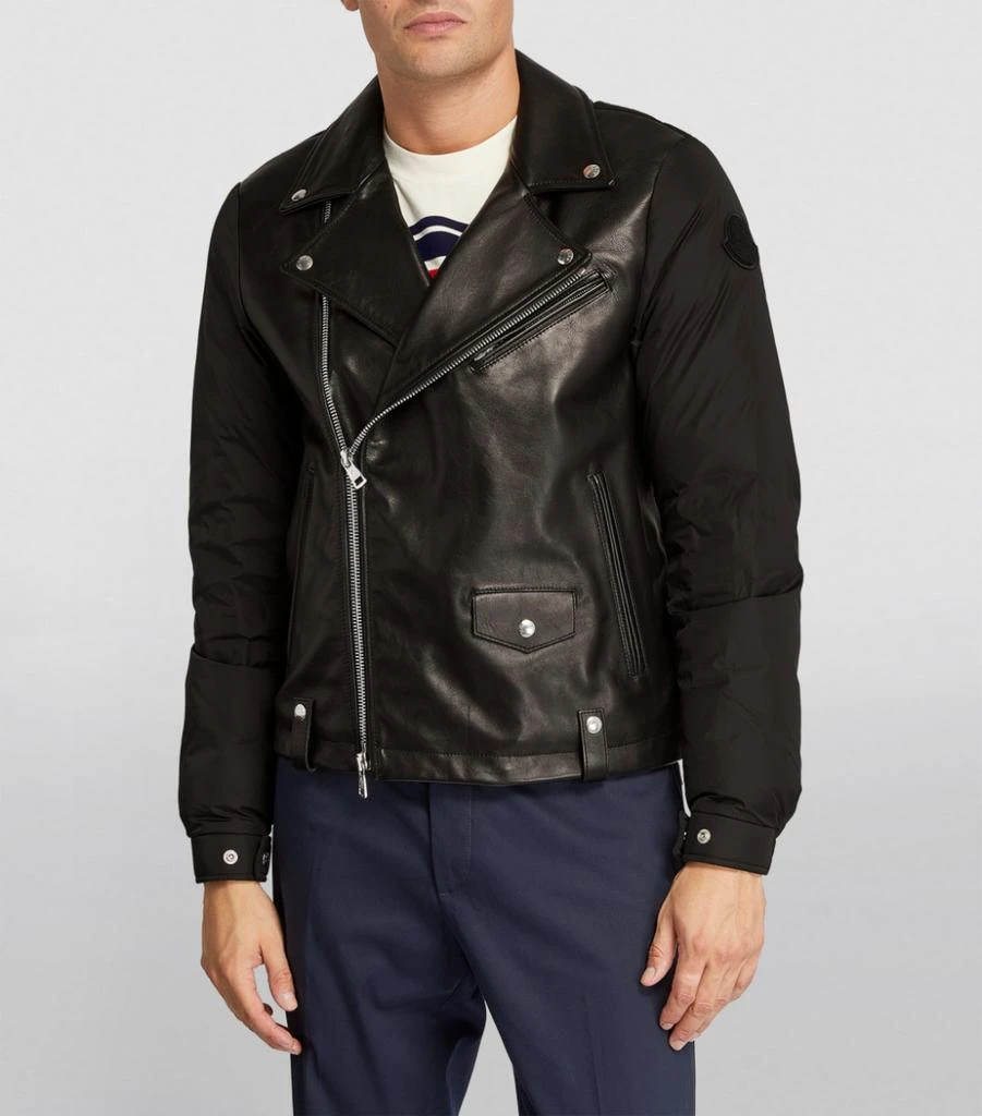 商品Moncler|Pavot Biker Jacket,价格¥25402,第3张图片详细描述