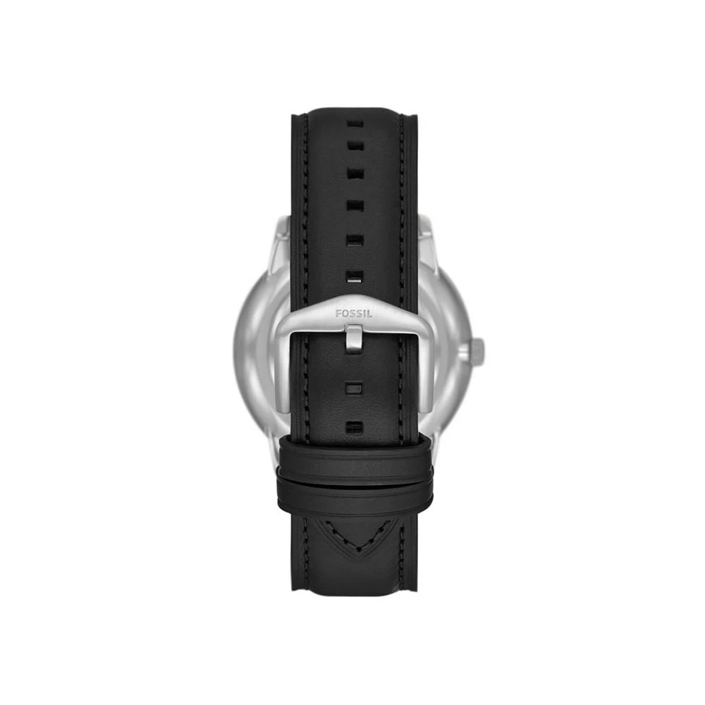 商品Fossil|Men's Neutra Black Leather Strap Watch 42mm,价格¥953,第2张图片详细描述