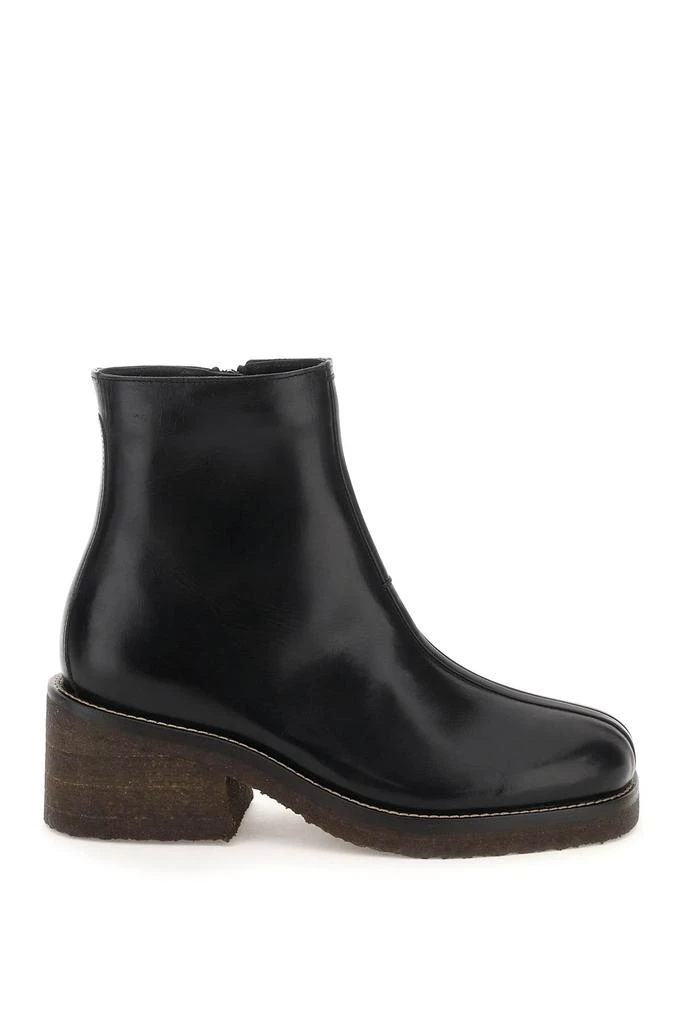 商品Lemaire|Lemaire piped leather ankle boots,价格¥4394,第1张图片