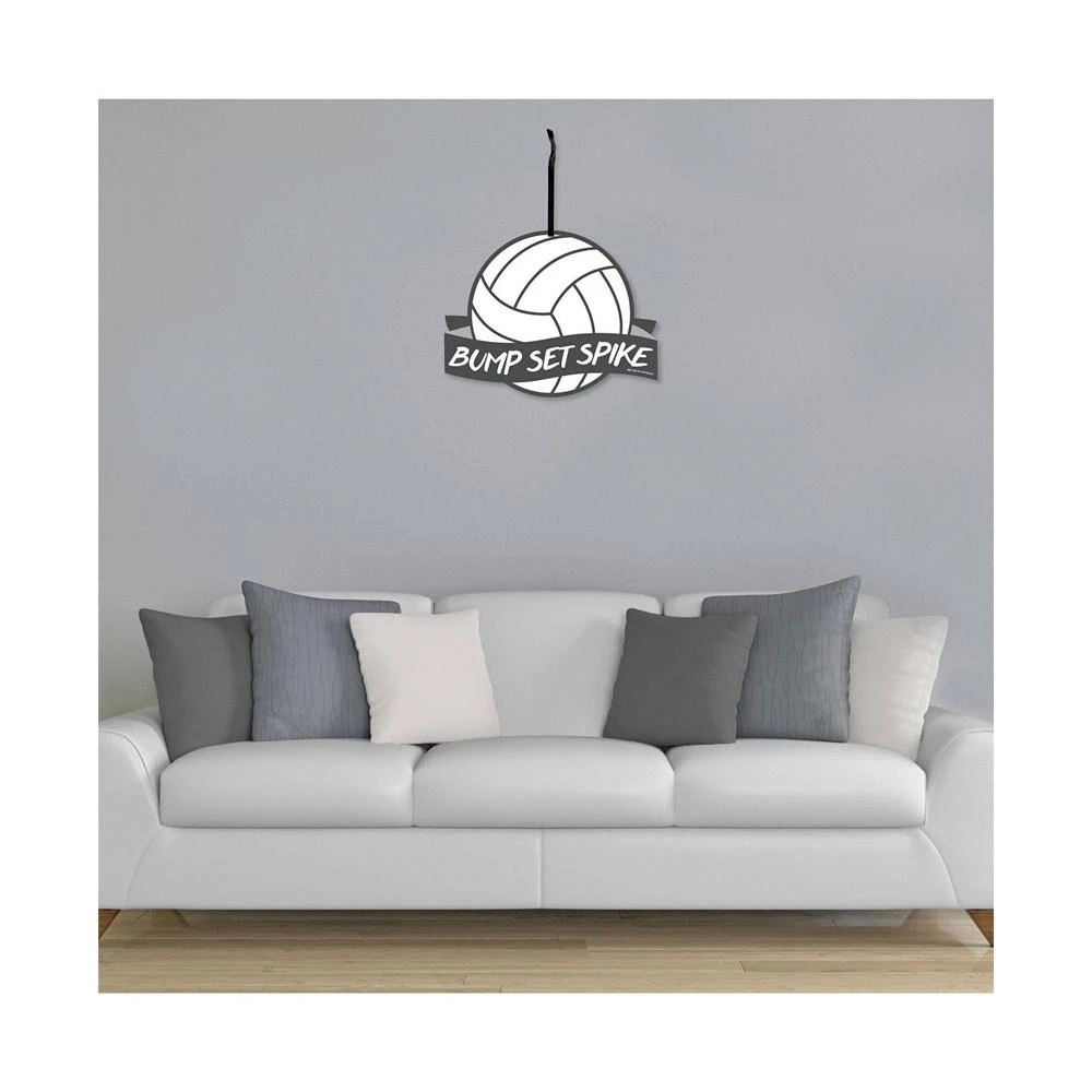 商品Big Dot of Happiness|Bump, Set, Spike - Volleyball - Hanging Porch Outdoor Front Door Decor 1 Pc Sign,价格¥134,第3张图片详细描述