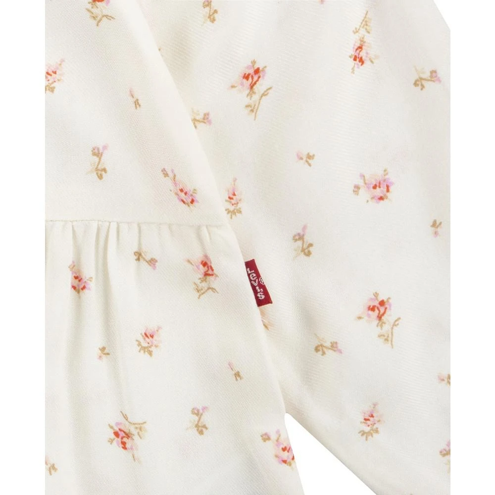 商品Levi's|Baby Girls Long Sleeve Floral Jumpsuit and Headband, 2 Piece Set,价格¥171,第3张图片详细描述