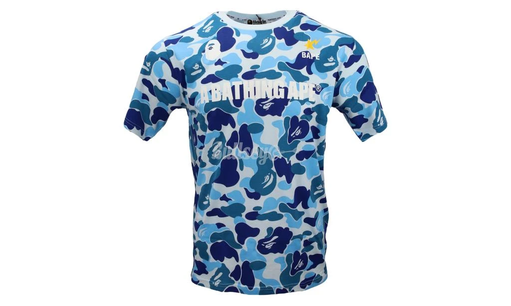 商品Bape|Bape Big ABC Camo A Bathing Ape T-Shirt Blue,价格¥1565,第1张图片