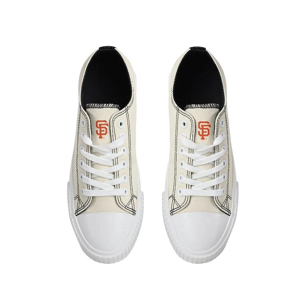 商品FOCO|Women's Cream San Francisco Giants Low Top Canvas Shoes,价格¥449,第3张图片详细描述