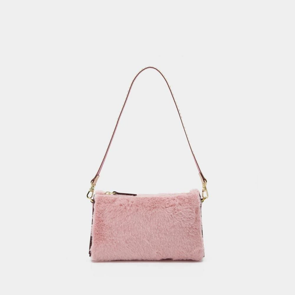 商品Manu Atelier|Manu Atelier Faux-Fur Detailed Zipped Shoulder Bag,价格¥1621,第1张图片