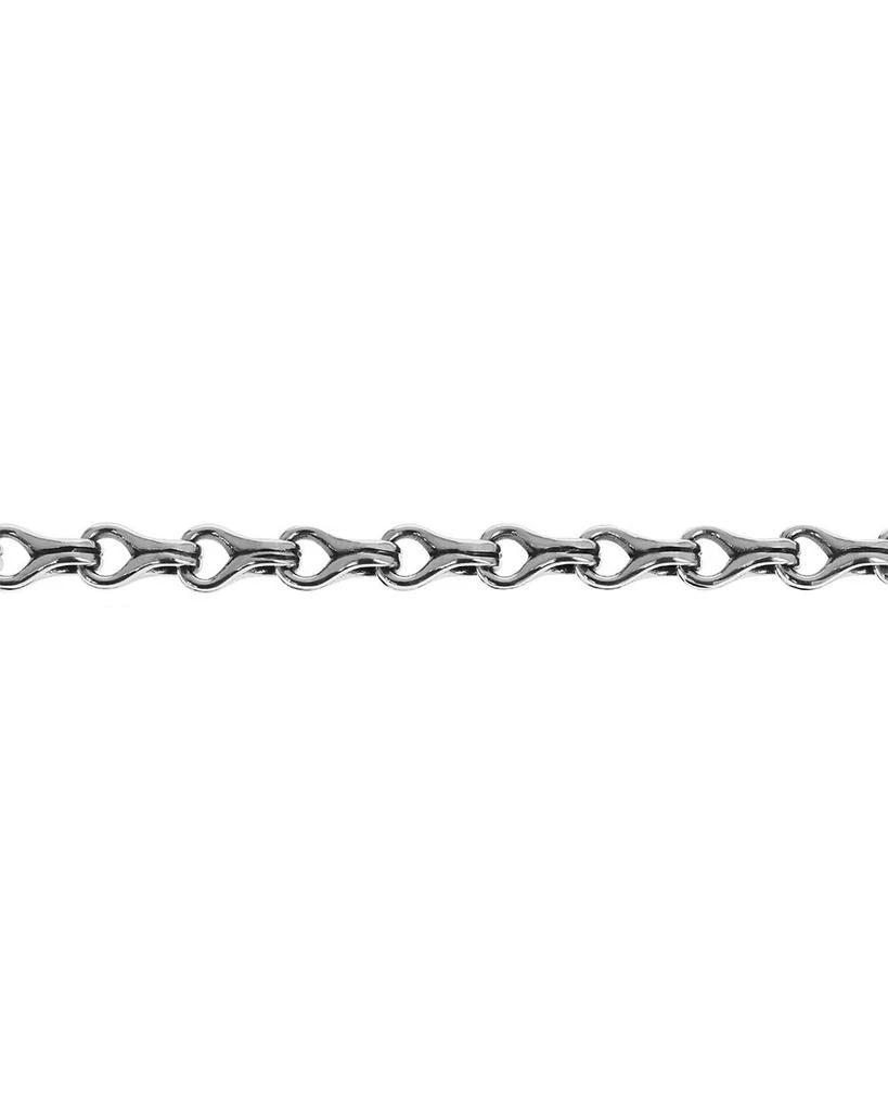 Sterling Silver Small Twisted Eight Link Bracelet 商品