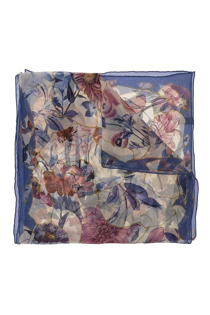 商品Salvatore Ferragamo|Salvatore Ferragamo Graphic Printed Scarf,价格¥930,第1张图片
