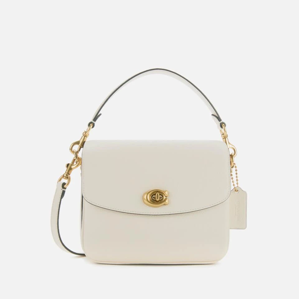 商品Coach|Coach Cassie Polished Pebbled Leather Crossbody 19 - Chalk,价格¥2711,第1张图片