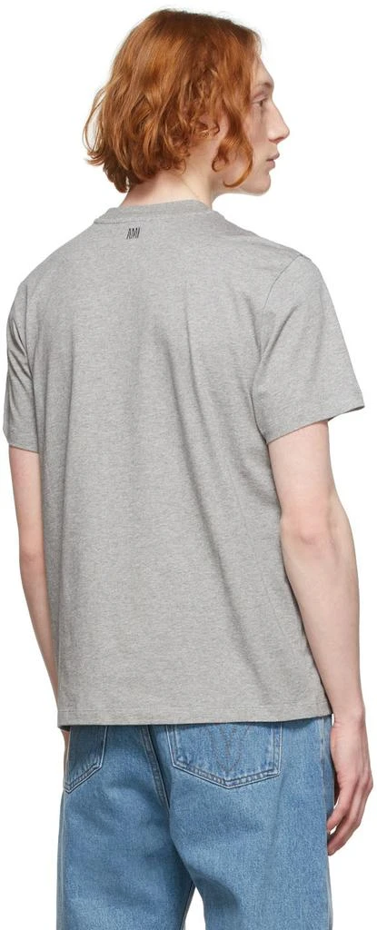 商品AMI|Gray Ami De Cœur T-Shirt,价格¥1292,第3张图片详细描述