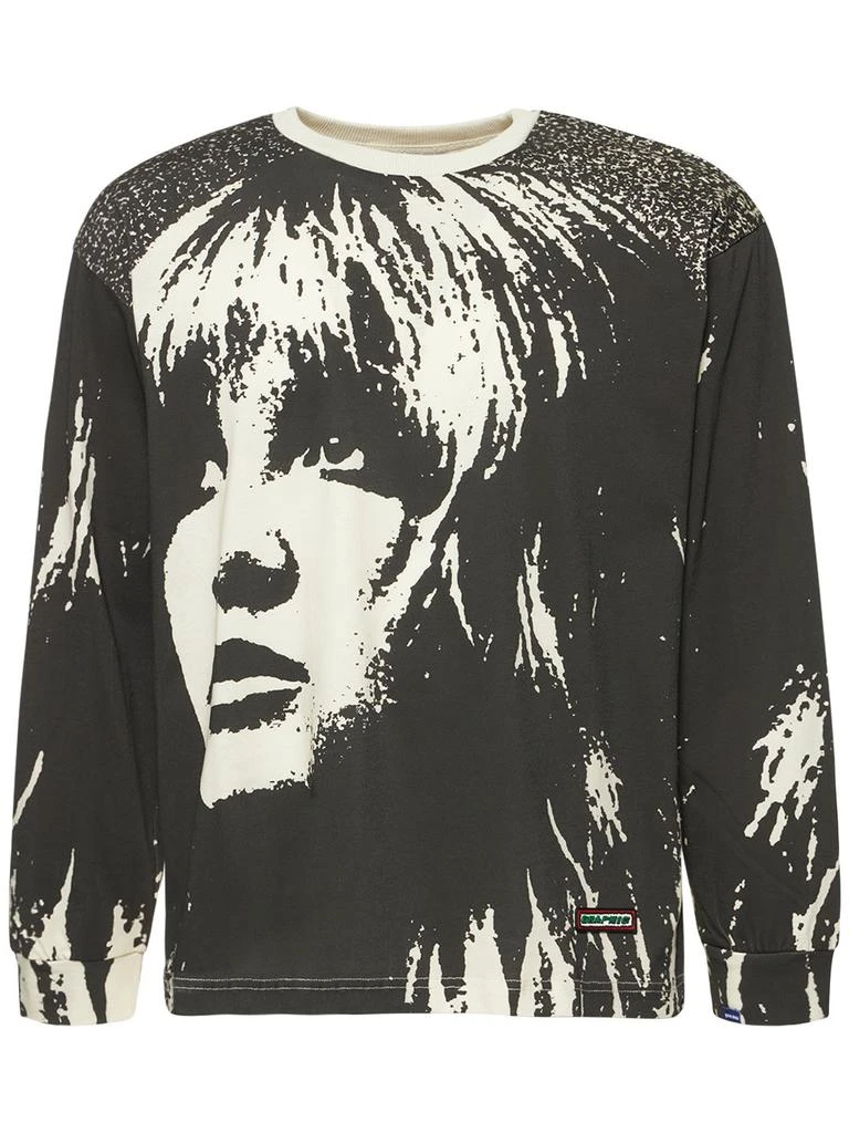 商品DEVA STATES|Dove Printed Cotton Long Sleeve T-shirt,价格¥246,第1张图片
